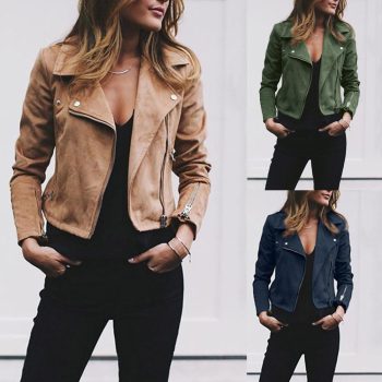 Women Casual Bomber Outwear Jacket