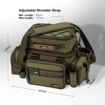 Piscifun Multifunction Fishing Tackle Bag - Image 4