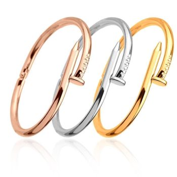 Nail Cuff Bangles Copper Bracelets