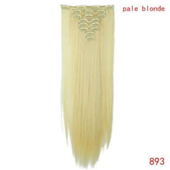 straight natural hair with clip - Image 15