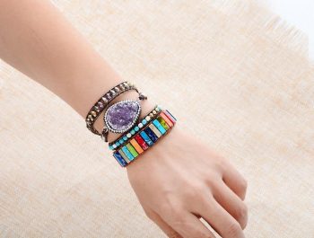 Multi-Color Chakra Bracelet Jewelry - Image 4
