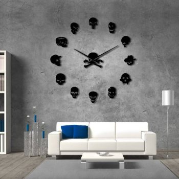 Skull Heads Wall Clock - Image 5