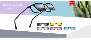 Magnetic Snap On Sunglasses - Image 32