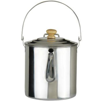 Camping Stainless Steel Tea Coffee Kettle - Image 2