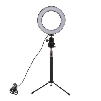 LED Studio Camera Ring Light Lamp With Tripod - Image 3
