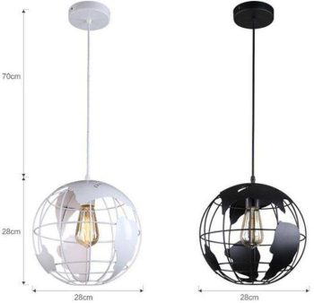Globe Pendant Light Earth Lamp - Image 9