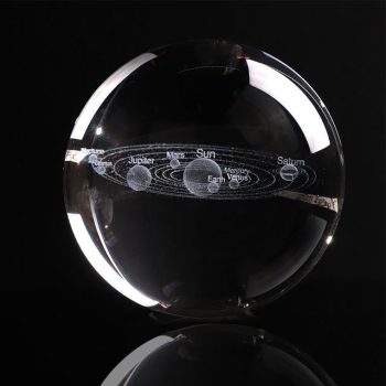 3D Laser Engraved Solar System Ball - Image 4