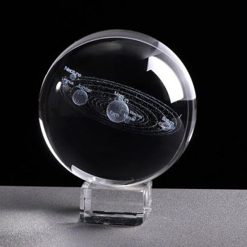 3D Laser Engraved Solar System Ball - Image 3