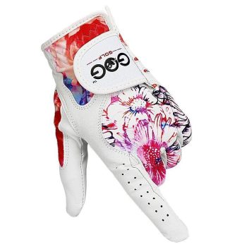 Colorful Flower Leather GOLF GLOVES - Image 2