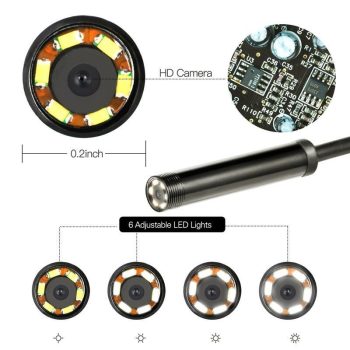 7mm 2 IN 1 USB Endoscope 480P HD Snake Tube - Image 4