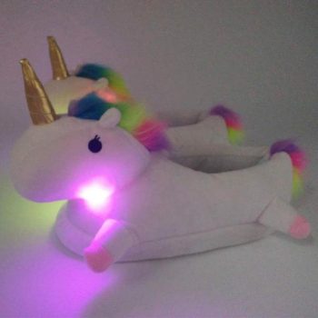 Premium Quality Unicorn Light Up Slippers - Image 4