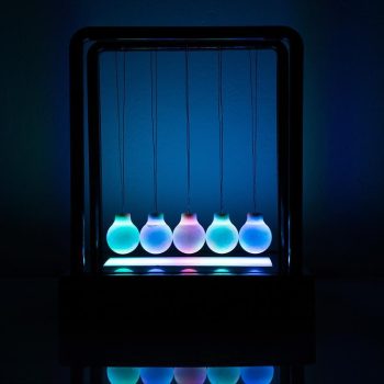 Newton's Cradle LED Light Up Desktop - Image 2