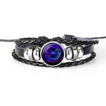 Zodiac Leather Bracelet - Image 4