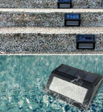 LED Waterproof Solar Garden Step Lights - Image 3