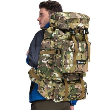 Large Camouflage Backpack Travel Bag