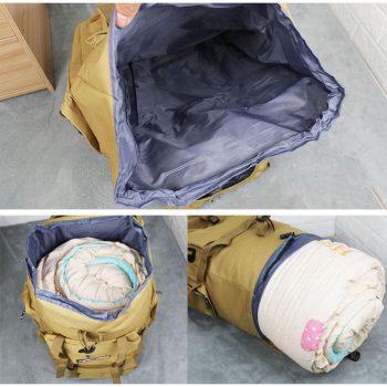 Large Camouflage Backpack Travel Bag - Image 17