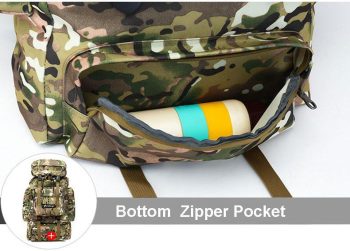 Large Camouflage Backpack Travel Bag - Image 15