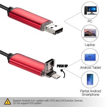 7mm 2 IN 1 USB Endoscope 480P HD Snake Tube - Image 14