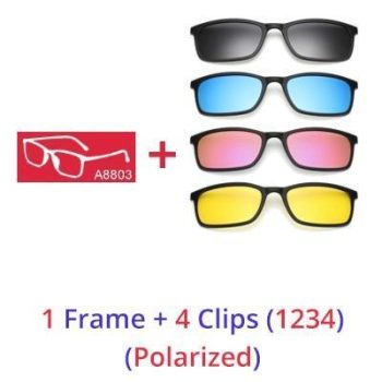 Magnetic Snap On Sunglasses - Image 36