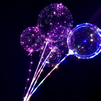 Transparent Reusable Luminous Led Balloon