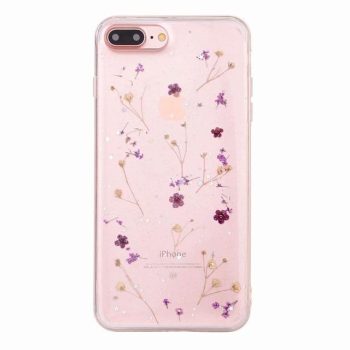 Real Dried Flowers Transparent Soft TPU Cover For Coque iPhone X - Image 5