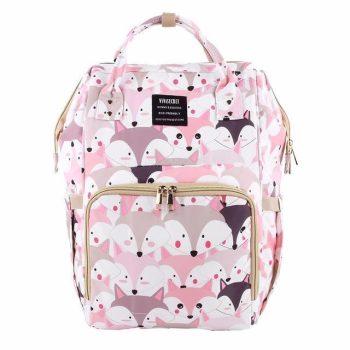 Cute Printed Diaper Backpack - Image 5
