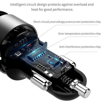 5V 3.6A Car Charger Dual USB - Image 2