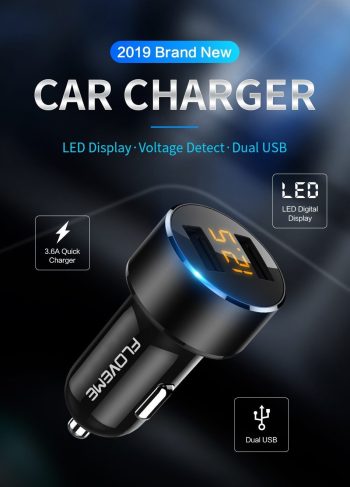 5V 3.6A Car Charger Dual USB - Image 6