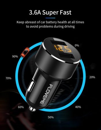 5V 3.6A Car Charger Dual USB - Image 10