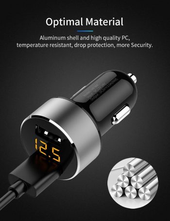 5V 3.6A Car Charger Dual USB - Image 14