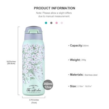 Flora Thermos Bottle Stainless Steel Thermos Flask - Image 7