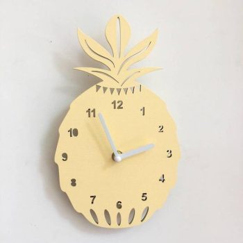 Pineapple Wooden Wall Clock - Image 2