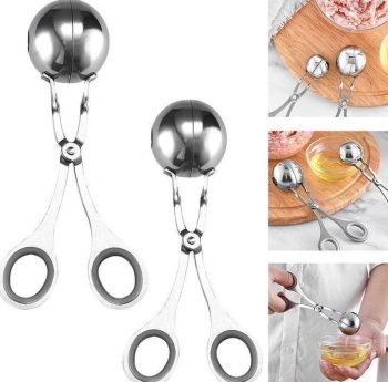 Stainless Steel Meatball Scooper - Image 6