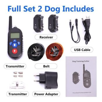 Waterproof Electronic Dog Training Collars Stop Barking Remote Control - Image 7