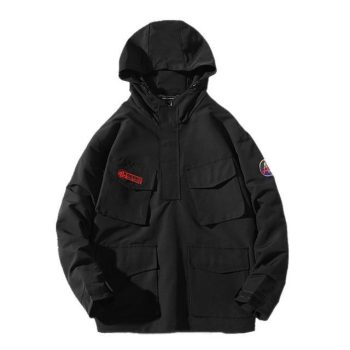 2019 Hooded Men's Jacket Coat - Image 5