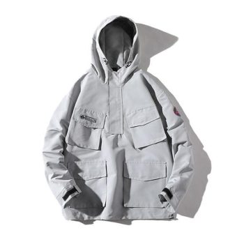 2019 Hooded Men's Jacket Coat - Image 7