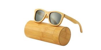 Bamboo Wood Sunglasses Polarized UV400 - Image 2