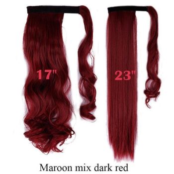 17''23'' Long Wavy Ponytails Hair Extension - Image 14