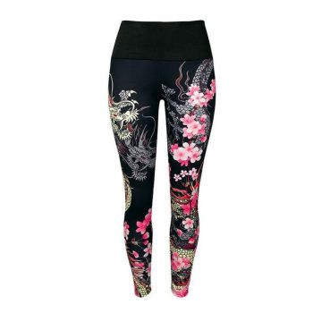 Leggings Women Dragon Pants - Image 2