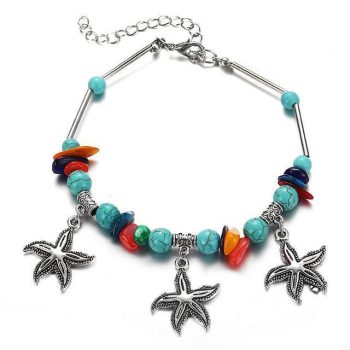New Multi Layer Anklet Leg Bracelet - Image 2