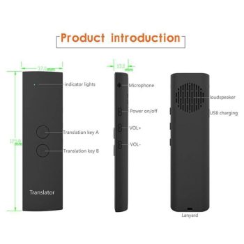 Mini Wireless Two-Way Real Time Bluetooth Language Voice Translator - Image 8