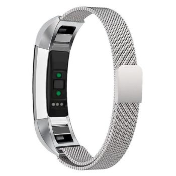 Premium Brushed Steel Bangle Fitbit Alta Strap