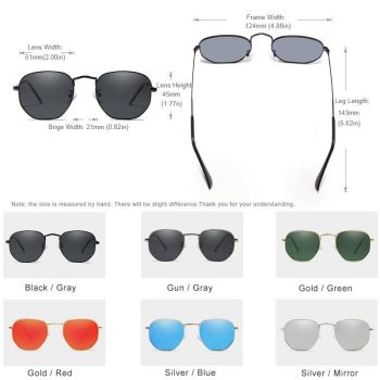 KINGSEVEN Classic Reflective Sunglasses - Image 9