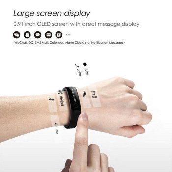 Limited Edition Real-time HR Monitor 5ATM Waterproof Fitness Smart Watch Band - Image 5