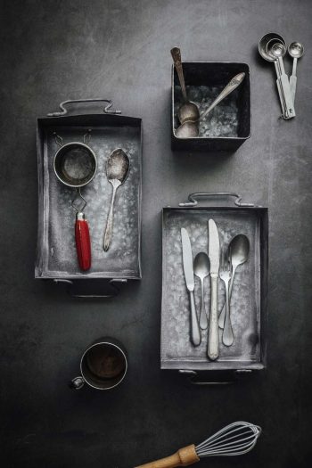 Rectangular Antique Iron Serving Trays - Image 6