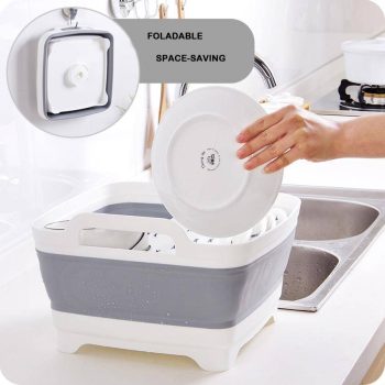 Foldable Kitchen Basket With Drain