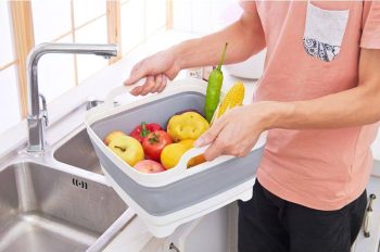 Foldable Kitchen Basket With Drain - Image 3