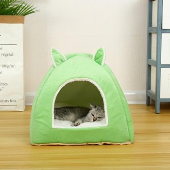 Pink Soft Pet Tent Bed - Image 3