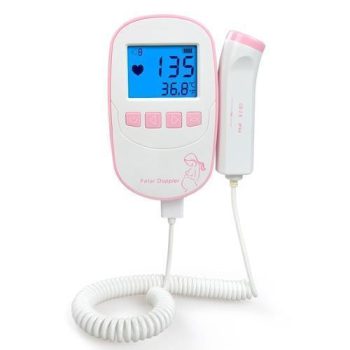 Portable Pocket Fetal Doppler Heart Monitor