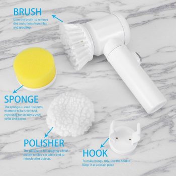 Electric Cleaning 5 in 1 Magic Brush - Image 6